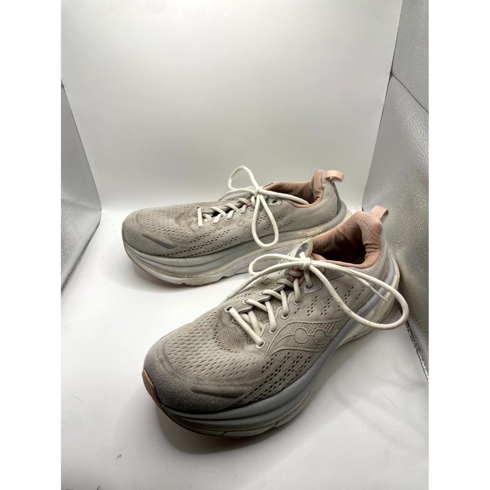 Saucony Hurricane 25 S11026-226 Womens US 10 Sneakers Arctic White Running Shoes